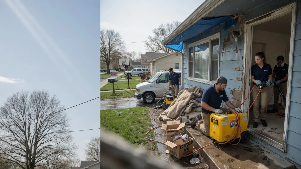 Basement Flood Cleanup in Blooming Prairie, MN near me